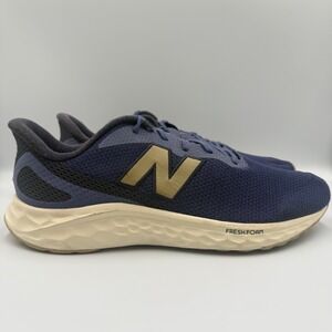 New Balance Fresh Foam Arishi v4 Men Size 13 Running Shoes MARISRD4 Navy Gold